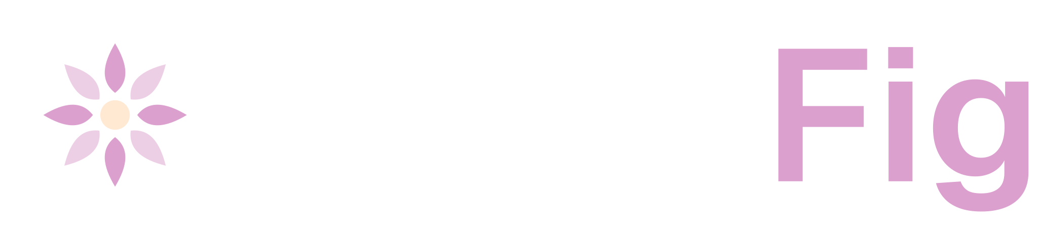 EmailFig logo, pale lettering on aubergine